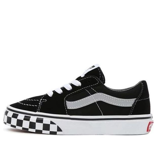 Vans Reflective Sidestripe SK8-Low Sneakers K Black/Gray VN0A7Q5LAC9