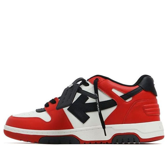 Off-White Out Of Office Low-Top Sneaker 'Red Black White' OMIA189S22LEA0012510