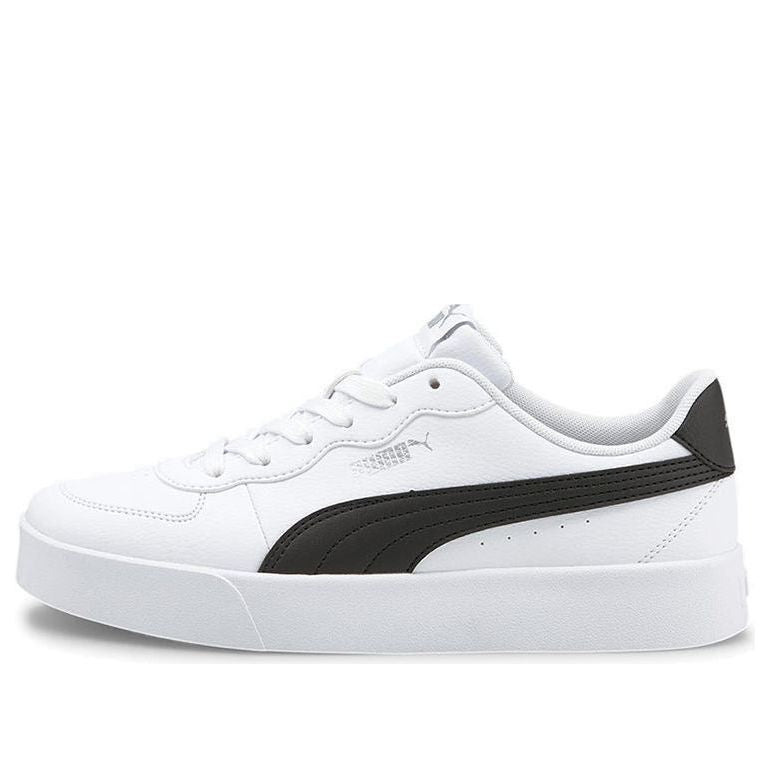 (WMNS) PUMA Skye Clean Casual Board Shoes White/Black 380147-04 - KICKS ...