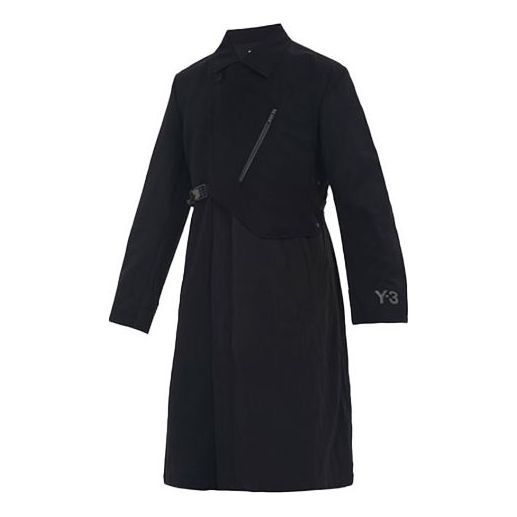 adidas Y-3 CH1 Wool Flannel Coat 'Black' GK4383