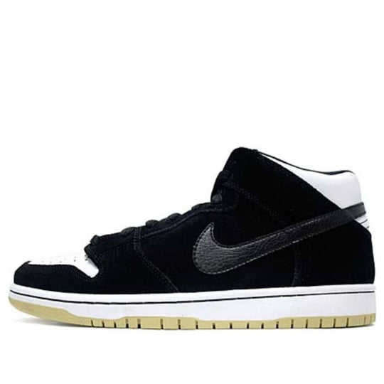Nike Dunk Mid Pro Sb Black 314383-013 Skate Shoes  -  KICKS CREW