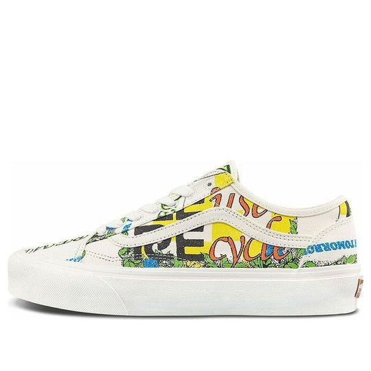 Vans Old Skool Eco Theory Tapered 'White Yellow Black' VN0A54F4ARG