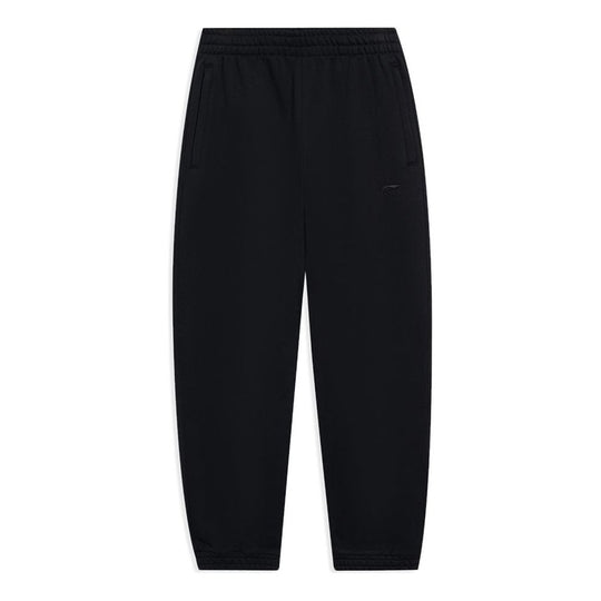Li-Ning Athletics Lifestyle Sweatpants 'Black' AKLT065-4