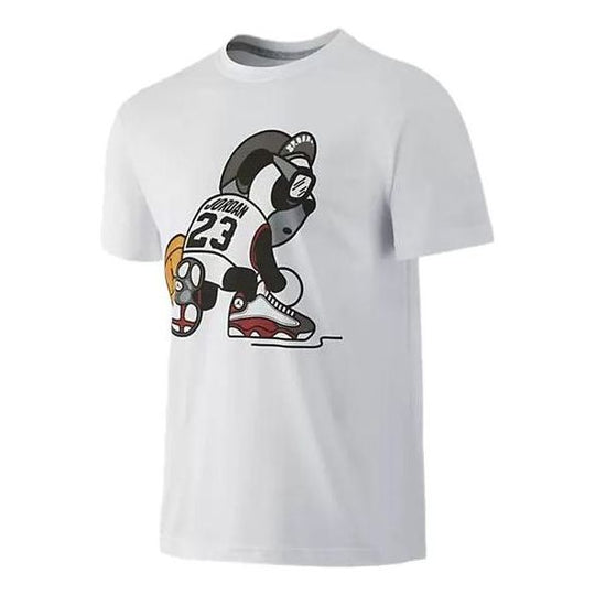 Air Jordan 13 Love Panda T-Shirt 'White' 777550-100