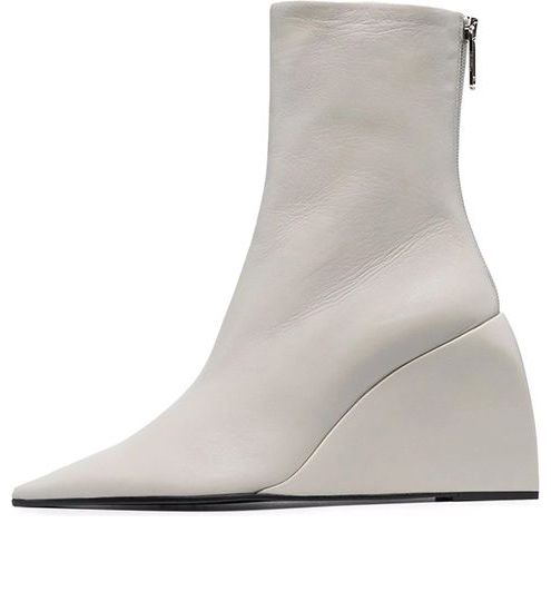 (WMNS) Off-White Dolls Wedge Boots 'White' OWIE014F21LEA0010900