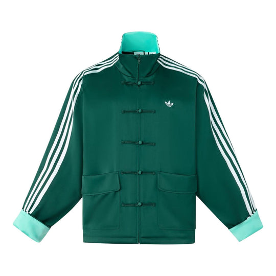 adidas originals Cn Tt Satin Jacket 'Green' JD3381