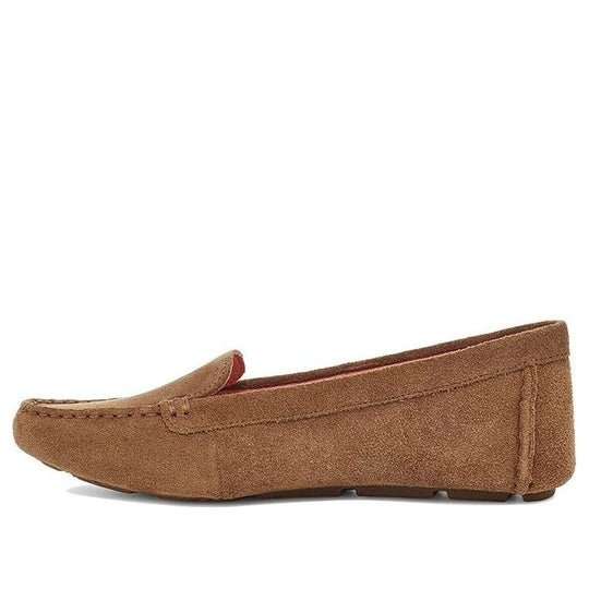 (WMNS) UGG Flores Suede Loafers Shoes Brown 1099877W-CHE