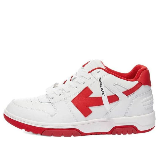 Off-White Out Of Office Low-Top Sneaker 'Red White' OMIA189S22LEA0010125