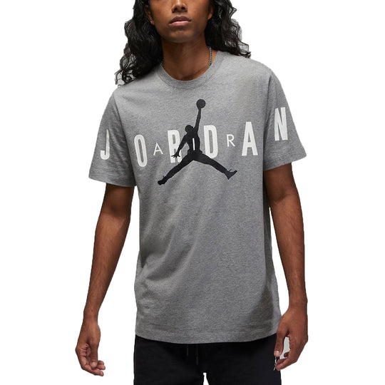 Air Jordan Jumpman Logo T-shirt (Asia Sizing) 'Grey' DV1446-091