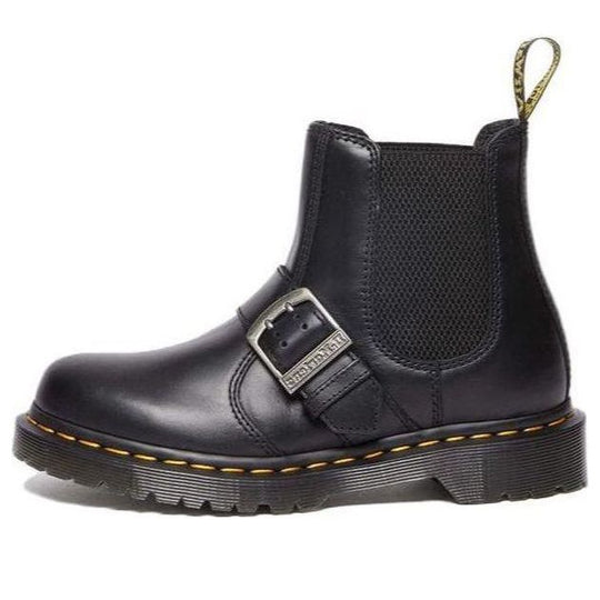 Dr.Martens 2976 Buckle Pull Up Leather Chelsea Boots 'Black Pull Up'  31036001