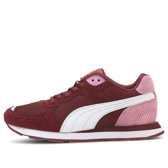 (GS) PUMA Vista Low Top Running Shoes Pink/White/Red 369539-12
