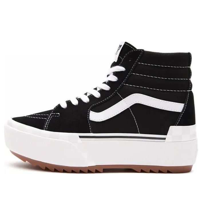 Vans Suede/ Thick Sole Casual Skateboarding Shoes Black White VN0A4BTW ...