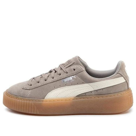 PUMA Suede Platform Sneakers Grey/Brown 363906-05