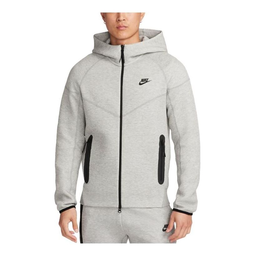 Nike Sportswear Tech Fleece Zipper Hooded Jacket 'Grey' FB7922-063