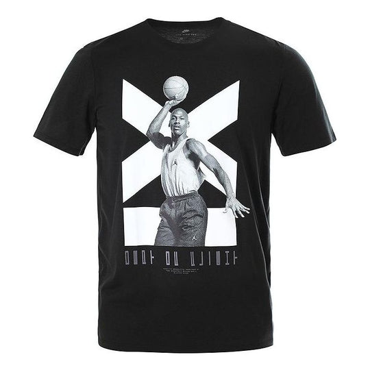 Air Jordan 11 Michael Jordan Jumpman T-Shirt 'Black' 916046-010