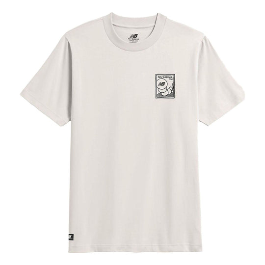 New Balance 550 Drawing Sketch Short Sleeve T-shirt 'Sea Salt' MT31573-SST