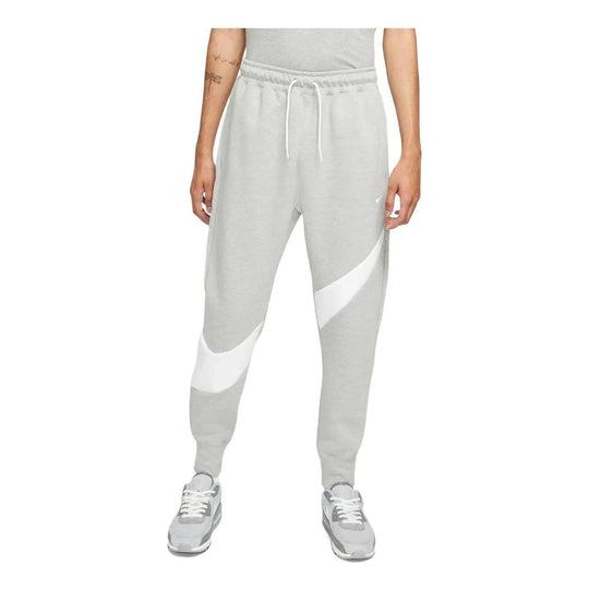 Nike Sportswear Swoosh Tech Fleece Pants 'Grey White' DH1023-063