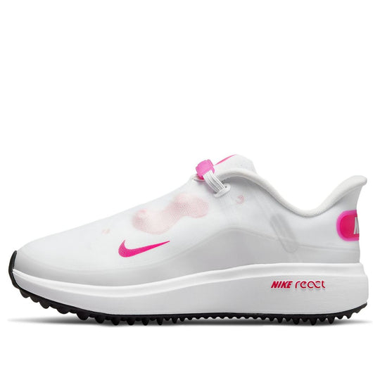(WMNS) Nike React Ace Tour 'White Pink Prime' CW3096-105