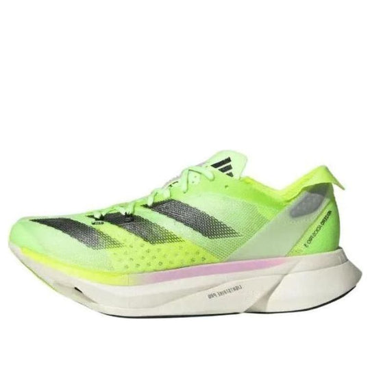 (WMNS) adidas Adizero Adios Pro 3 Running Shoes 'Aurora Black Zero Metalic Lucid Lemon' IG6429