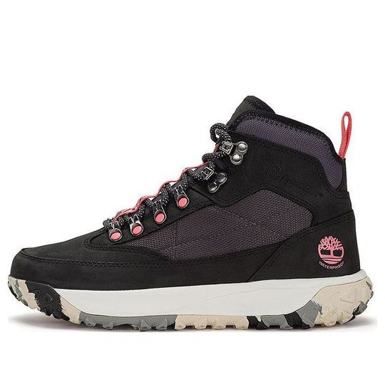 (WMNS) Timberland Greenstride Motion 6 Mid Fabric and Leather Waterproof Hiking Boot 'Black' A5Z3RW