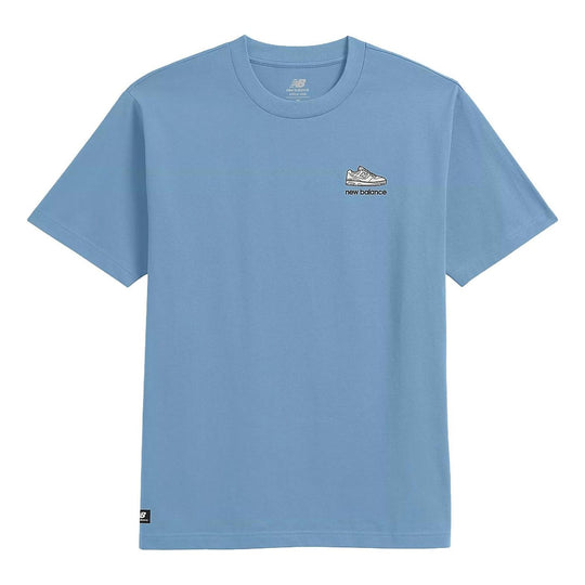 New Balance 550 Graphic Short Sleeve T-shirt 'Light Blue' MT31576-BLZ