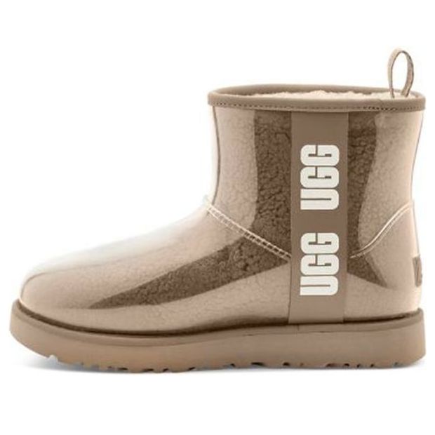 (WMNS) UGG Classic Clear Mini Large LOGO Fleece Lined '' 1113190-NCHS