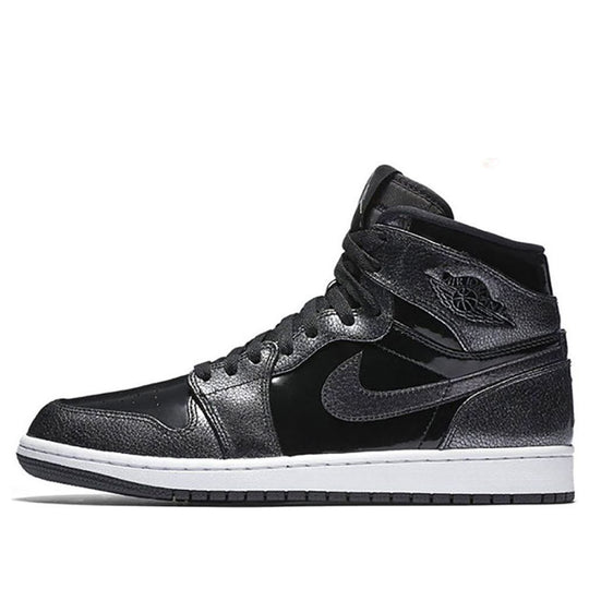 Air Jordan 1 Retro High 'Black Patent' 332550-017 Retro Basketball Shoes  -  KICKS CREW
