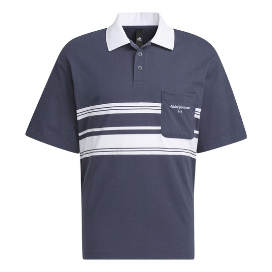 adidas SPW SS Polo Shirts 'Navy White' IS4945