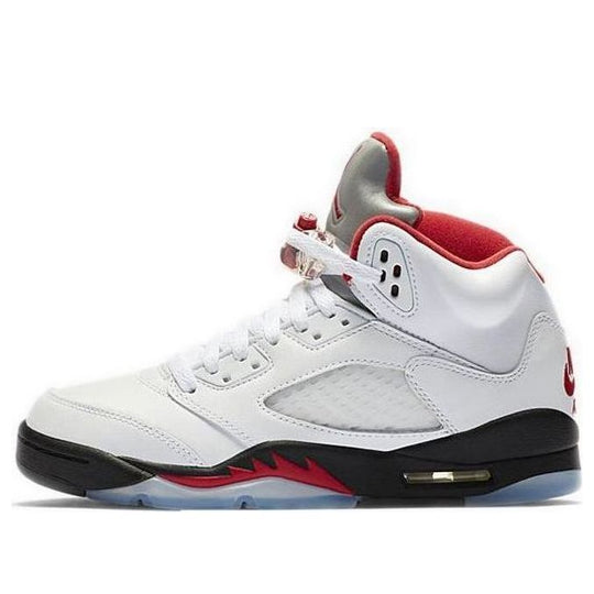 (GS) Air Jordan 5 Retro 'Fire Red' 2020 440888-102 Big Kids Basketball Shoes  -  KICKS CREW