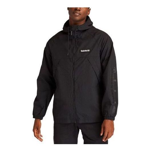 Timberland Windbreaker Zip Through Jacket 'Black' A2BV4-001