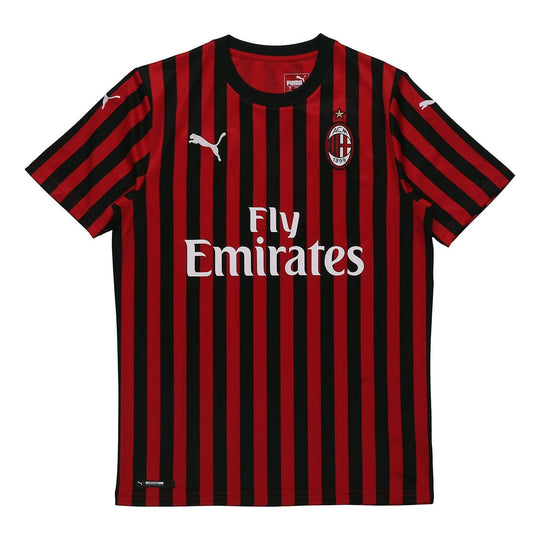 PUMA 2019-2020 AC Milan Home Football Jersey 'Red White Black' 75585701