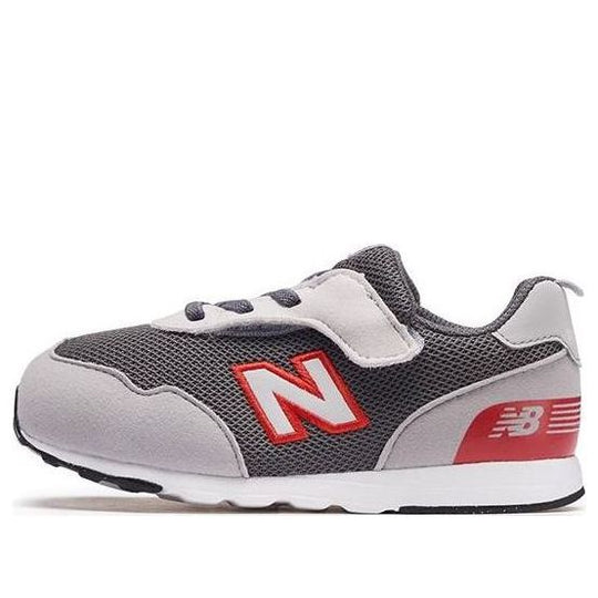 (TD) New Balance 515 Hook & Loop Shoes 'Grey Red' NW515FR