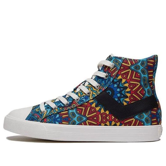 (WMNS) PONY Shooter High Canvas Shoes Black Label Multicolor 01W1SH08MO