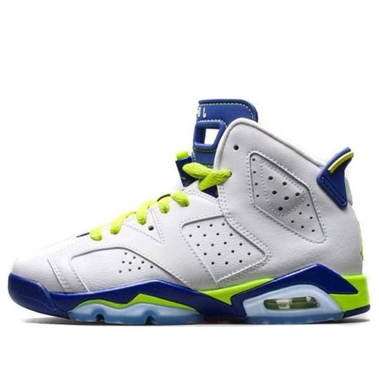 (GS) Air Jordan 6 Retro 'Fierce Green' 543390-108 Retro Basketball Shoes  -  KICKS CREW