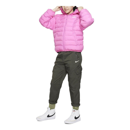 (GS) Nike Sportswear Lightweight Synthetic Fill Loose Hooded Jacket 'Pink' FD2845-675