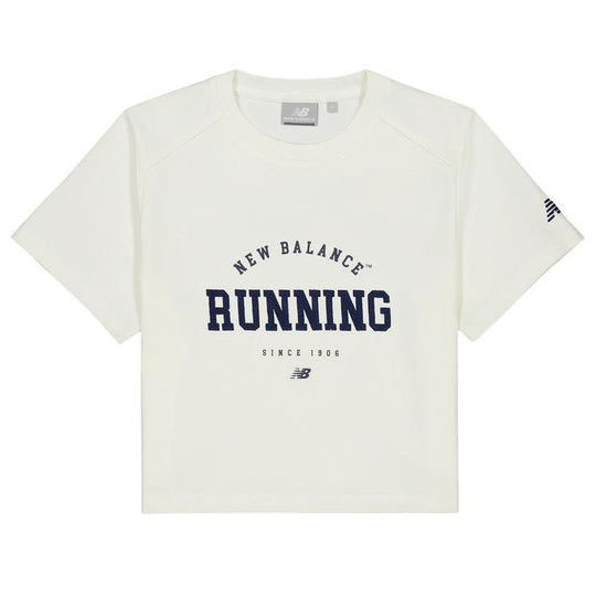 (WMNS) New Balance Running T-Shirt 'Ivory' NEE22342-IV