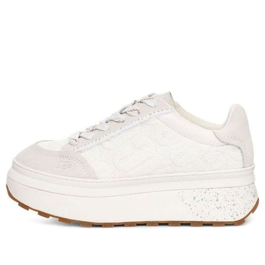 (WMNS) UGG Marin Lace Logo Sneaker 'White' 1125025-WHT