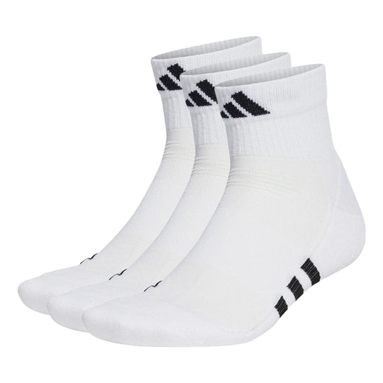 adidas Performance Cushioned Mid-Cut Socks 3 Pairs 'White' HT3450