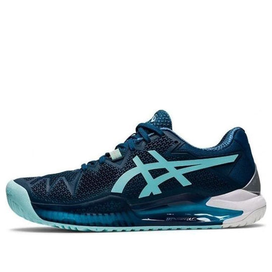 (WMNS) Asics Gel-Resolution 8 Low-Top Running Shoes Blue 1042A072-406