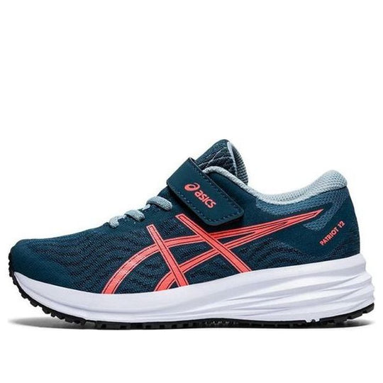 (PS) ASICS Patriot 12 'Magnetic Blue Sunrise Red' 1014A138-400