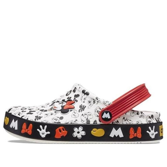 (GS) Crocs x Mickey Off Court Clogs 'White Black Red' 208850-100