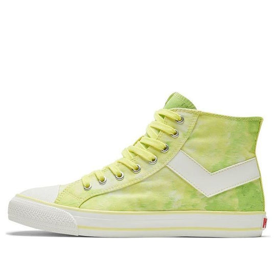 PONY Fashion High Canvas Shoes Green 02M1SH21AG