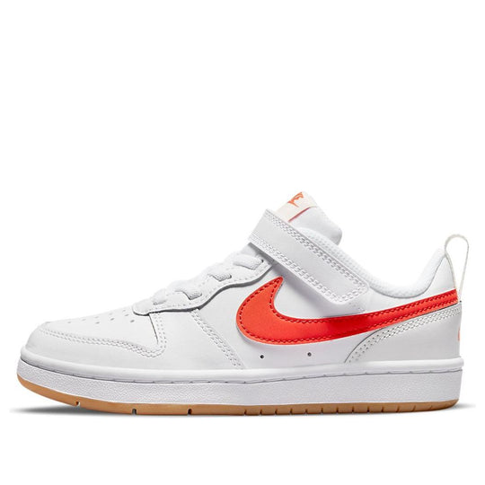 (PS) Nike Court Borough Low 2 'White Orange' BQ5451-114