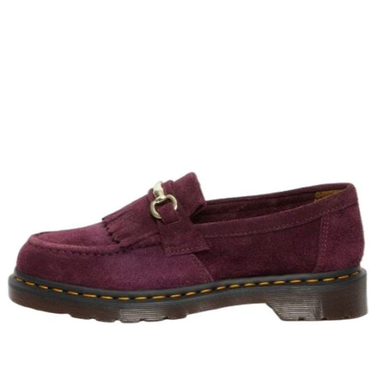 Dr.Martens Snaffle Suede Loafers 'Plum' 27425539