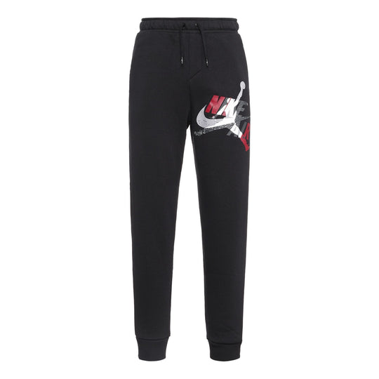 Air Jordan AIR Jumpman logo Pants For Men Black CU1559-010 - KICKS CREW