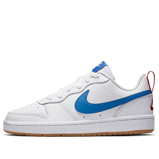 (GS) Nike Court Borough Low 2 'White Blue Red' BQ5448-109
