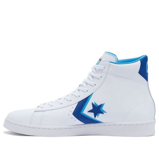Converse Pro Leather Double Logo High Top 'White Blue' 169035C