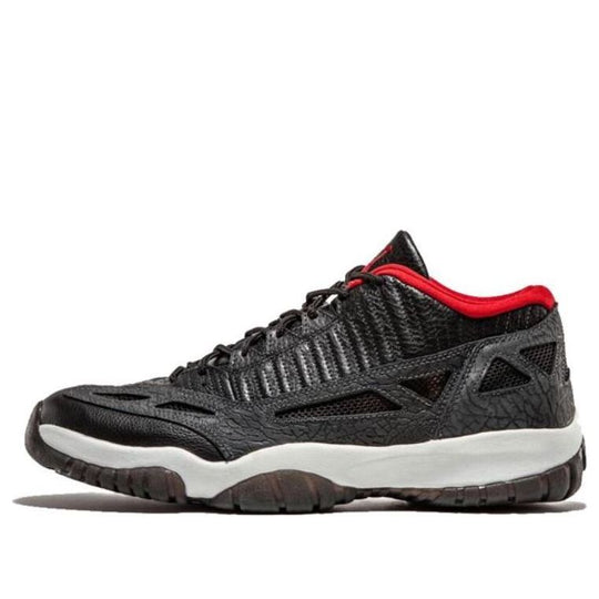 Air Jordan 11 Retro Low IE 'Black Charcoal Red' 2003 306008-061 Retro Basketball Shoes  -  KICKS CREW