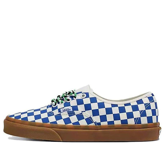 Vans Authentic Checkerboard Shoes 'Blue White Gum' VN0009PVY6Z