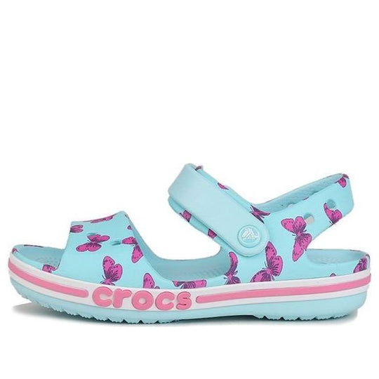 (PS) Crocs Large Printing Crocs Sandals 'Ice Blue' 206262-4O9